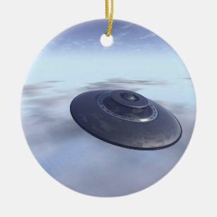 UFO in Flight Ornament