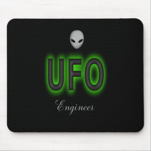 UFO-Ingenieur-Mausunterlage Mousepad