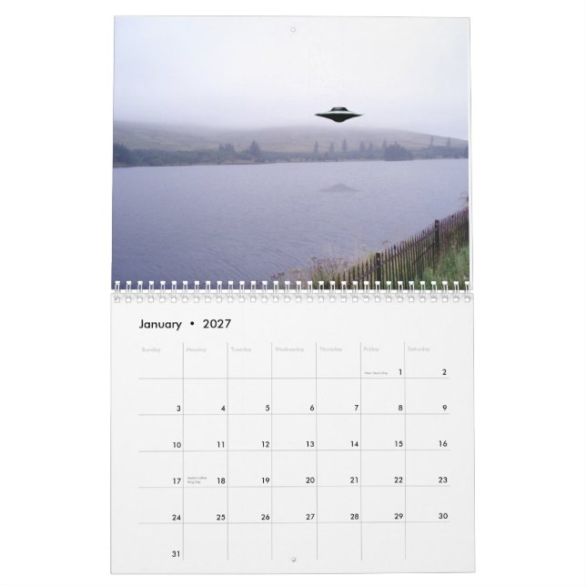 UFO-Kalender 2014 Kalender (Jan 2027)