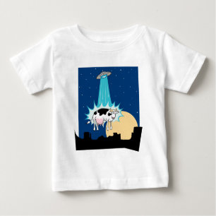 UFO-Kuh-Abduktion Baby T-shirt