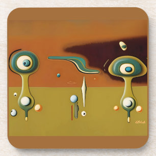UFO-Landeplatz Getränkeuntersetzer
