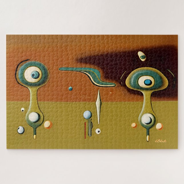 UFO-Landeplatz Puzzle (Horizontal)