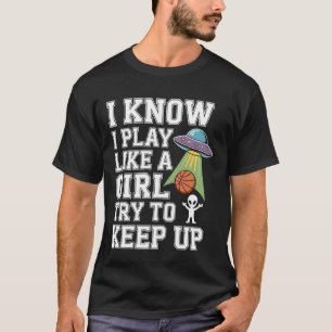 UFO Lustiger Alien-Witz Ich weiß, ich spiele wie e T-Shirt