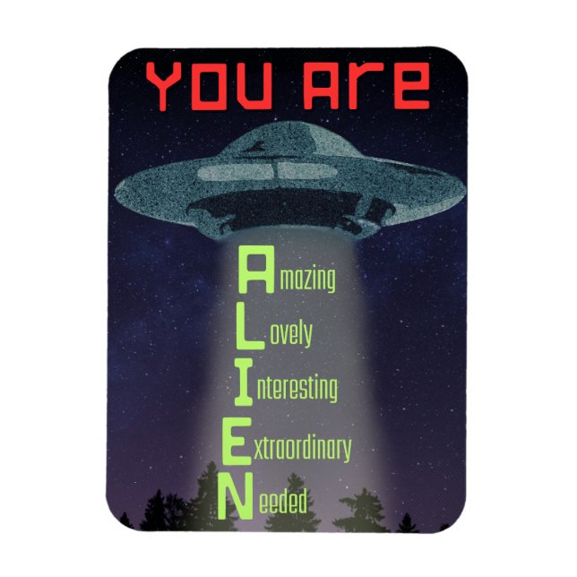 UFO Magnet (Vertikal)