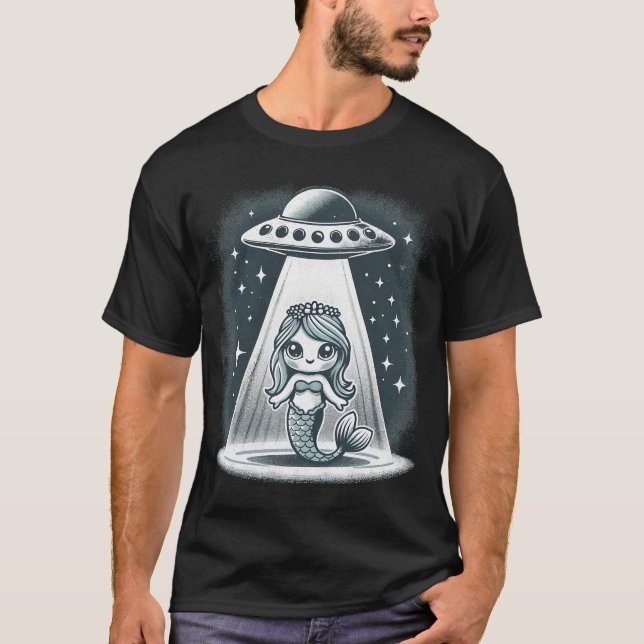 UFO Mermaid T-Shirt (Vorderseite)