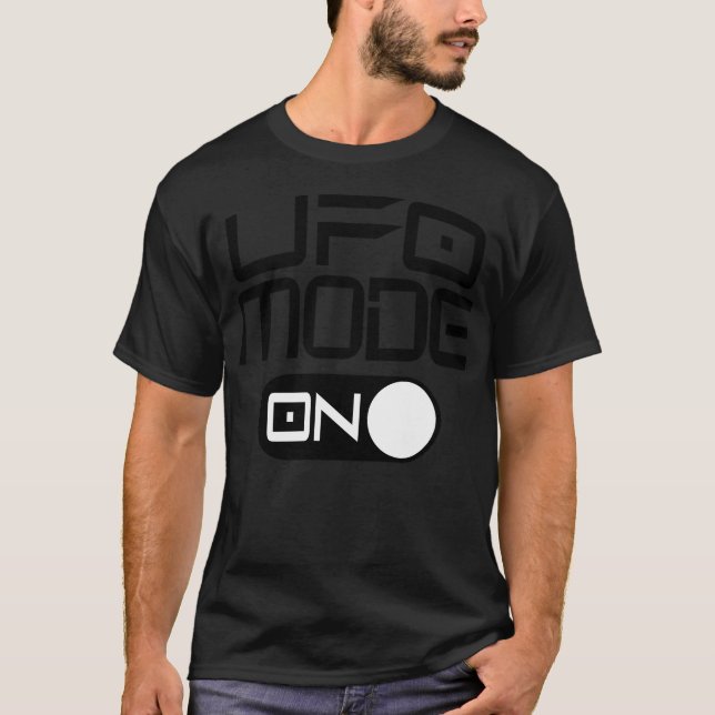 Ufo-Modus Ein-Aus-Schalter T-Shirt (Vorderseite)