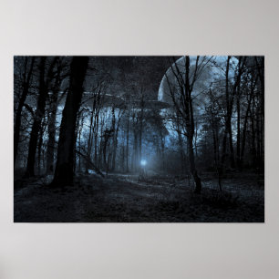 UFO-Mondwald-Poster Poster
