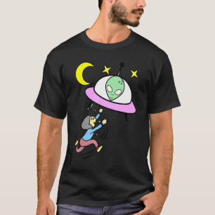 Ufo Nimm mir Platz Alien glauben Comic Ch T-Shirt