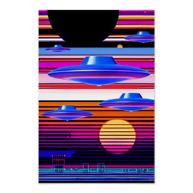 UFO Nostalgie Poster (Vorderseite)