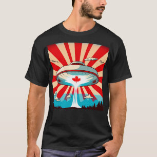Ufo Over Canada T-Shirt
