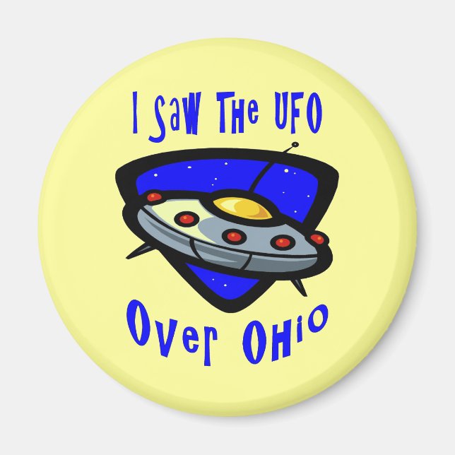 UFO Over Ohio Magnet (Vorne)