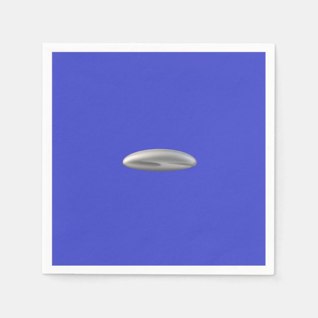 UFO-Partyartikel Serviette (Vorderseite)