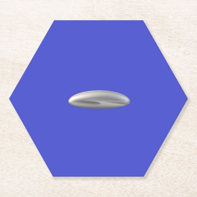 UFO-Partyartikel Untersetzer (Vorderseite)