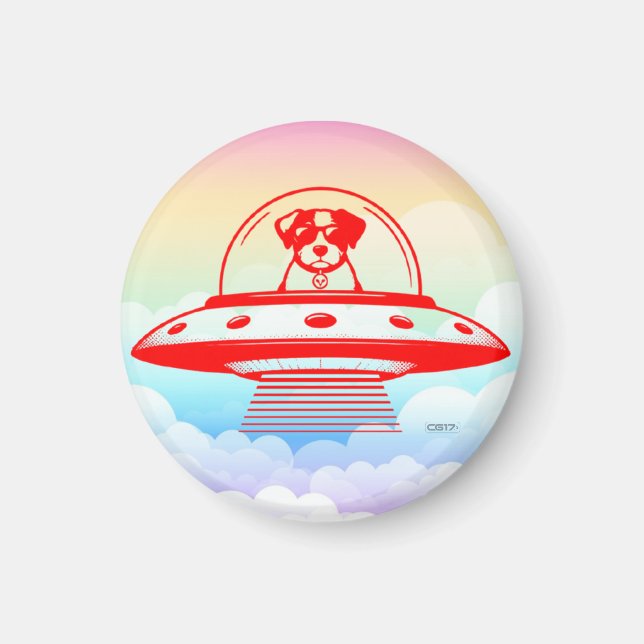 UFO PETS MAGNET (Vorne)