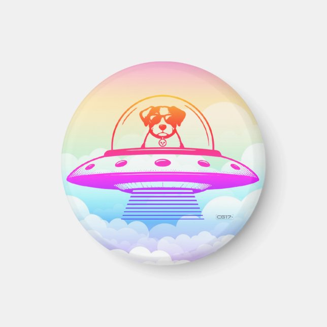 UFO PETS MAGNET (Vorne)