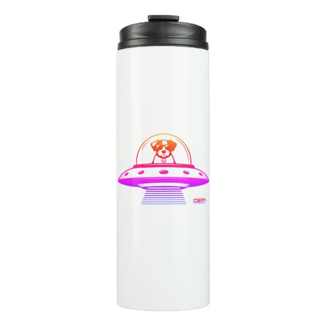UFO PETS THERMOSBECHER (Vorderseite)