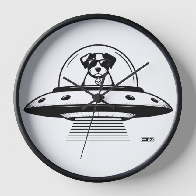 UFO PETS UHR (Vorderseite)
