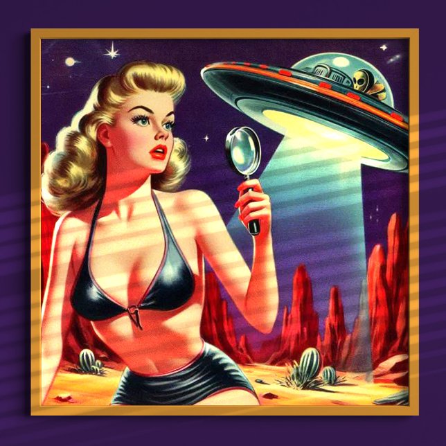 Ufo Pin-up Poster (Von Creator hochgeladen)