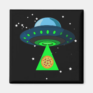UFO Pizza Pick Up Magnet