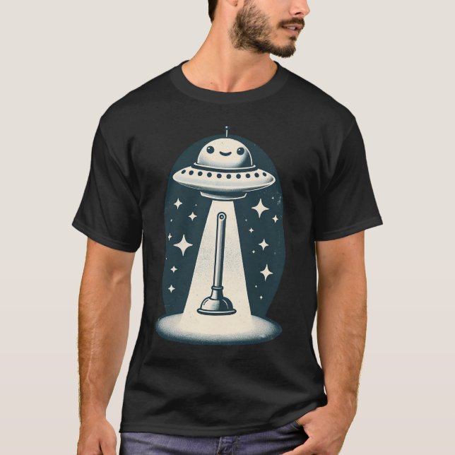 UFO Plunger T-Shirt (Vorderseite)