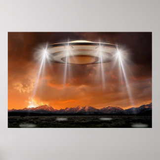 UFO Poster - Arriving