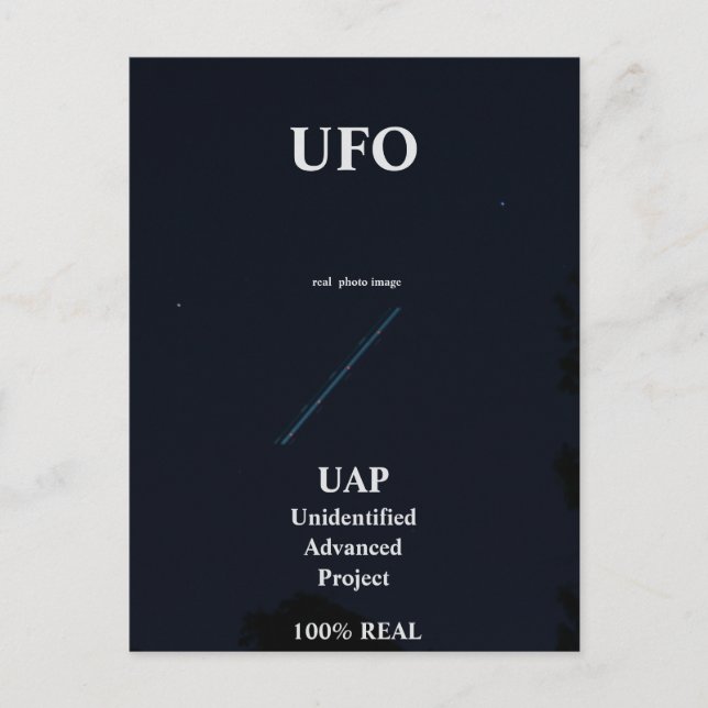 UFO POSTKARTE (Vorderseite)