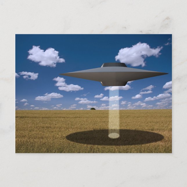 UFO POSTKARTE (Vorderseite)