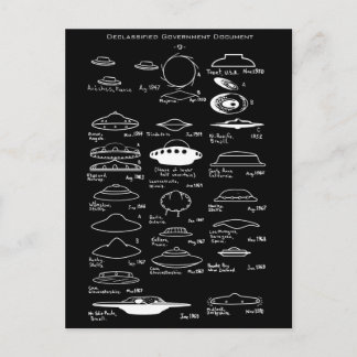 UFO Postkarte