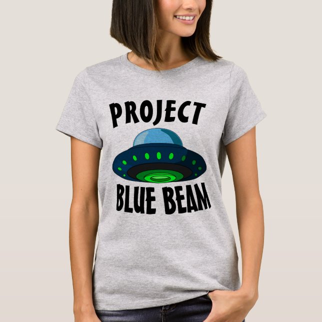 UFO PROJECT BLUE BEAM T - SHIRT T-SHIRTS (Vorderseite)