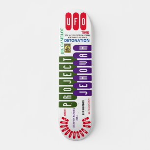 UFO-PROJEKT JEHOVAH Skateboard, 7¾" Deck Skateboard