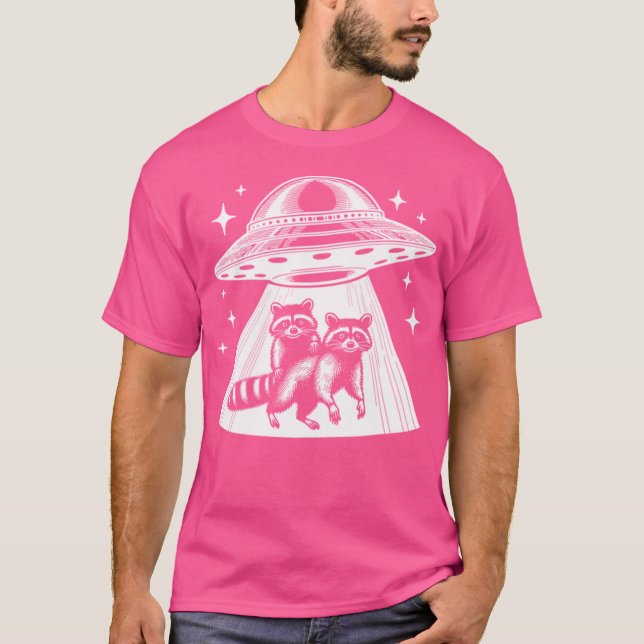 Ufo Raccoons T-Shirt (Vorderseite)