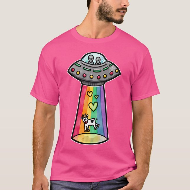 Ufo Rainbow T-Shirt (Vorderseite)