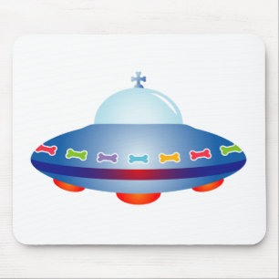 UFO-Raumschiff Mousepad