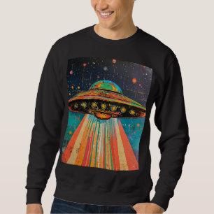 UFO Raumschiff Sweatshirt