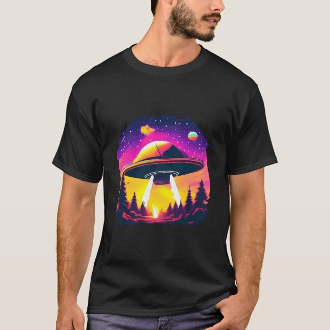 Ufo Raumschiff T-Shirt (Vorderseite)