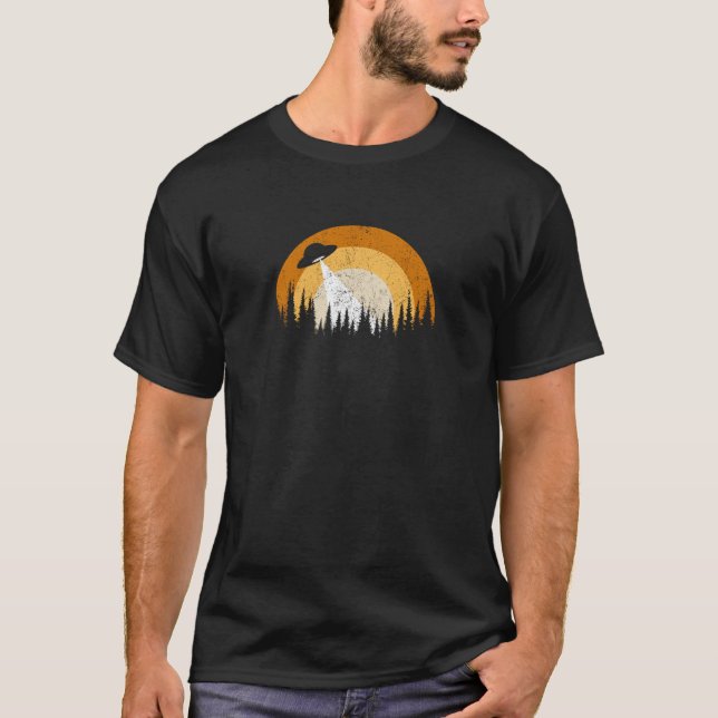 UFO Retro Forest T-Shirt (Vorderseite)