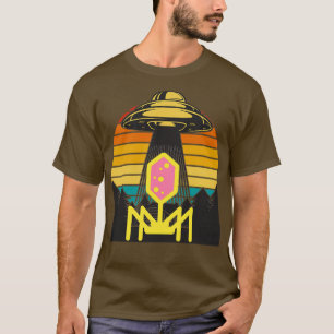 UFO RETRO VINTAG SUNSET PHAGE Micro T-Shirt