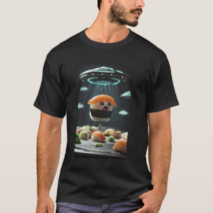 Ufo-Selfie-Sushi T-Shirt