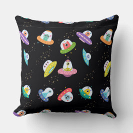 UFO SHIPS PATTERN KISSEN