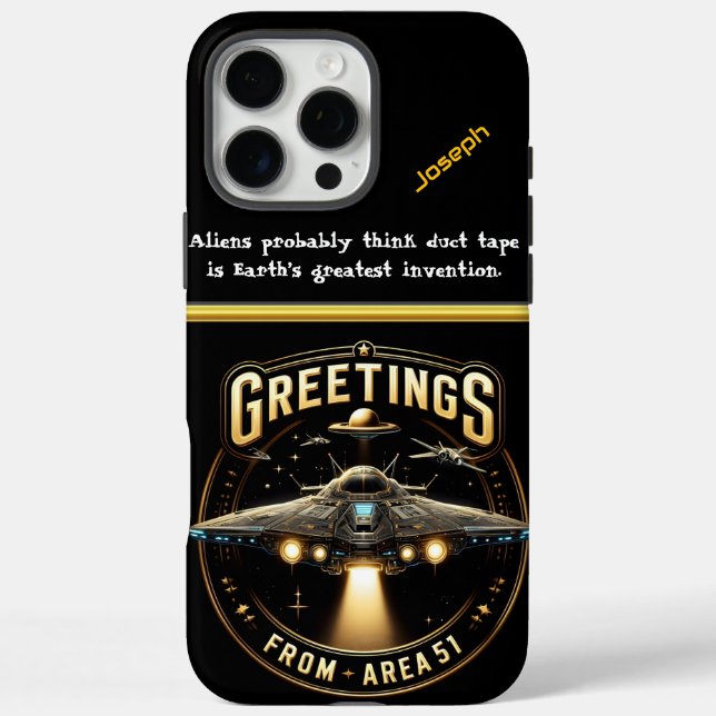 UFO Sighting Near Area 51 at Night Case-Mate iPhone Hülle (Rückseite)