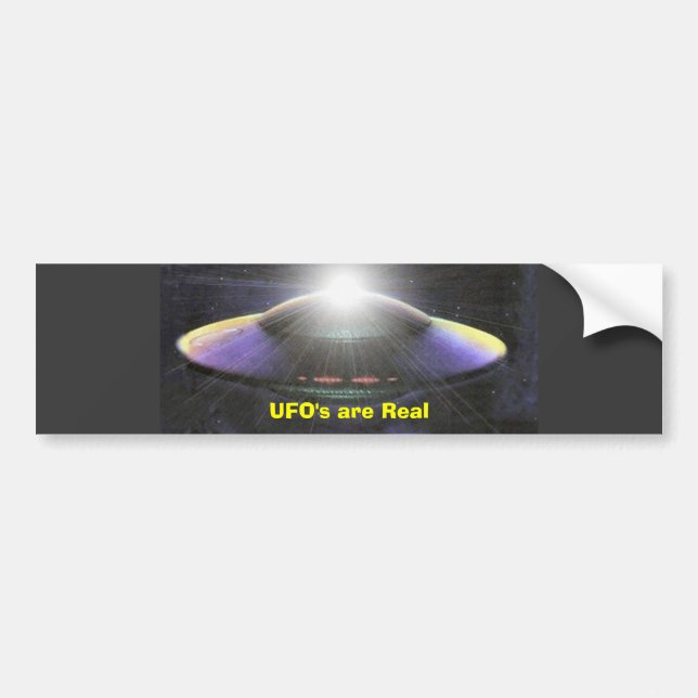 UFO sind wirklich Autoaufkleber (Vorne)