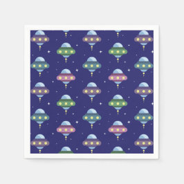 UFO Space Geburtstagsparty Serviette