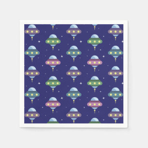 UFO Space Geburtstagsparty Serviette