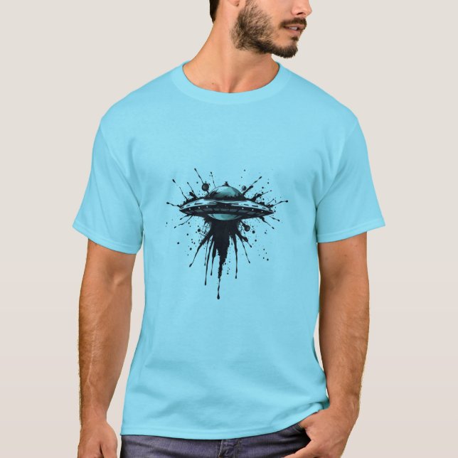 ufo splash art. T-Shirt (Vorderseite)