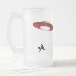 UFO-Studio-Tasse Mattglas Bierglas