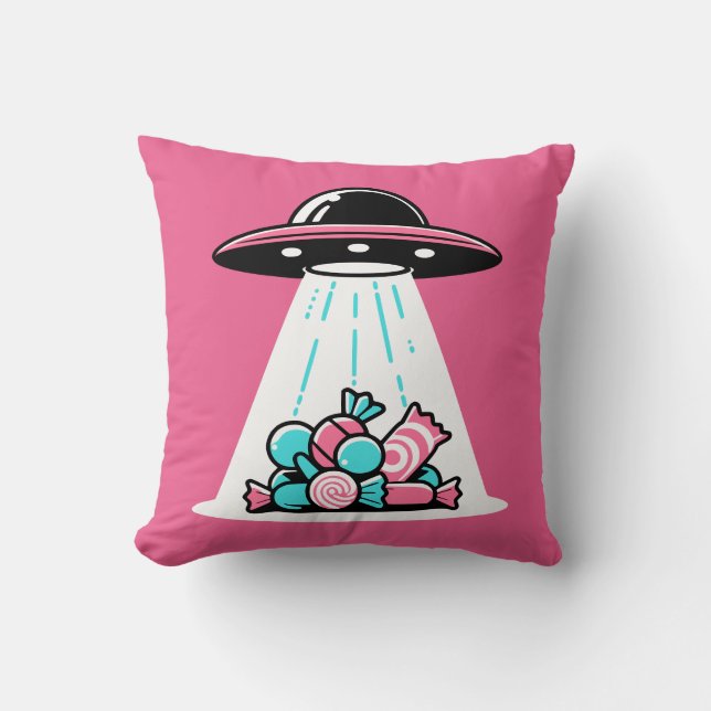 UFO-Süßigkeiten Kissen (Vorderseite)