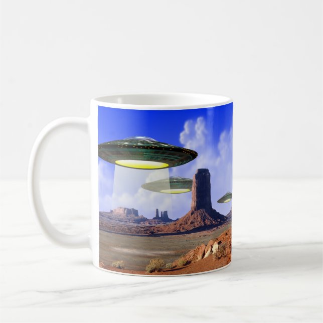 UFO-Tasse Kaffeetasse (Links)