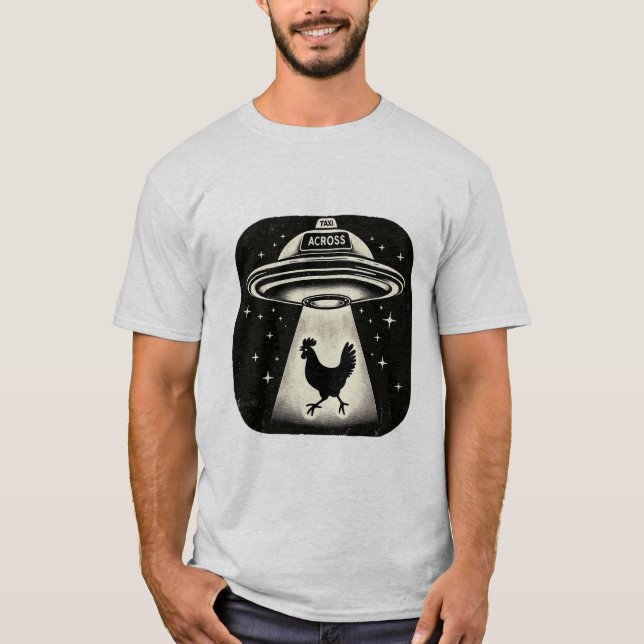 UFO Taxi Accross T - Shirt (Vorderseite)