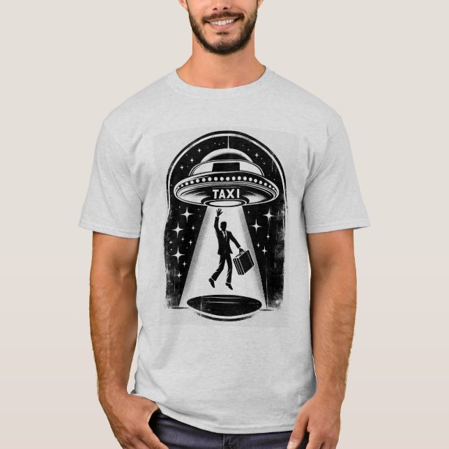 UFO Taxi T - Shirt (Vorderseite)
