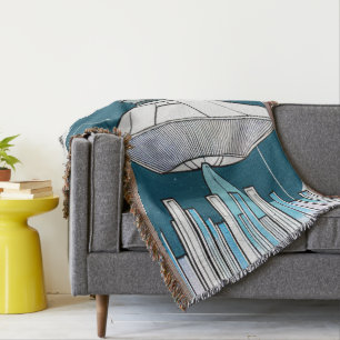 Ufo Throw Blanket Decke